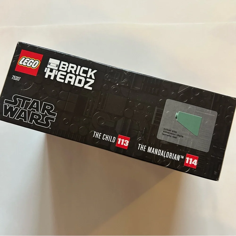 LEGO BrickHeadz Star Wars The Mandalorian & The Child New in box. Retired Set.